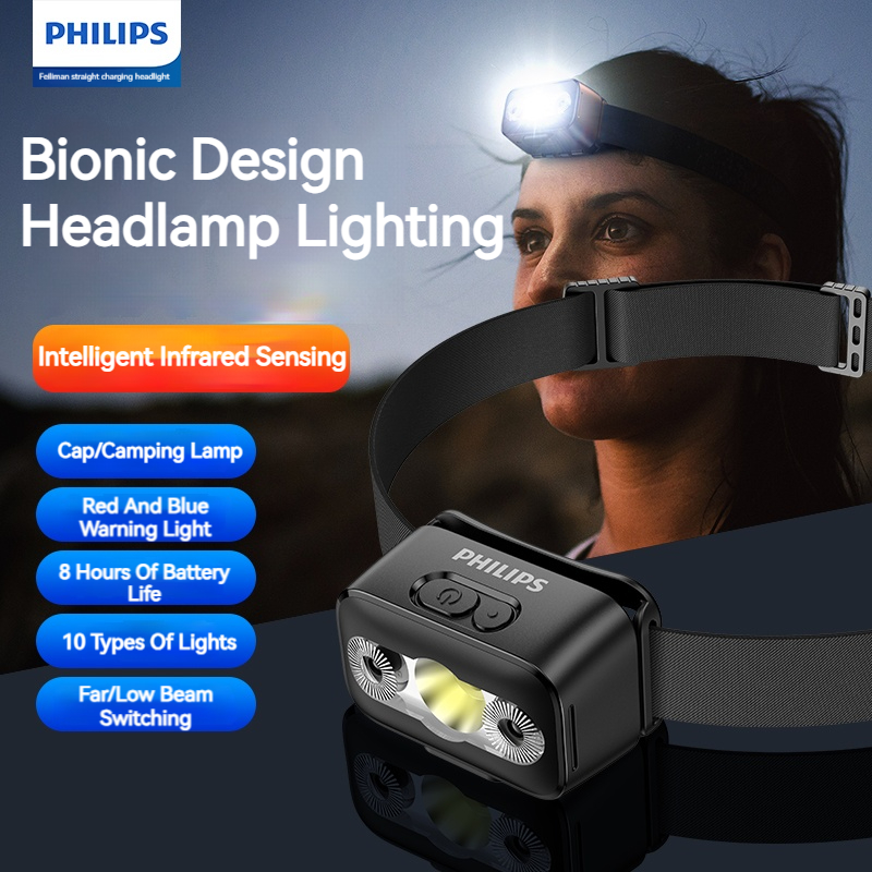 Motion Sensor Outdoor - Philips led farol sensor cabeça lanterna