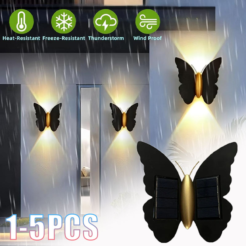 Outdoor Lighting Accent - Luz de parede solar em formato