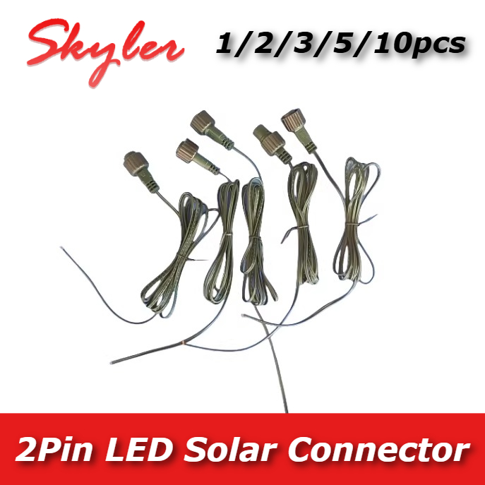 Outdoor Lighting Extension Cord - Conector LED de 2 Pinos com