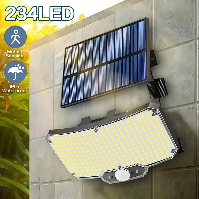 Motion Sensor Outdoor - Luzes Solares Externas 234LED com Sensor
