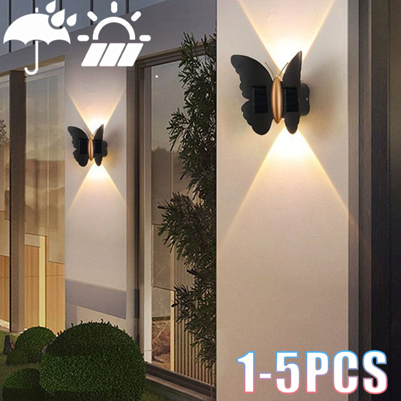 Outdoor Lighting Accent - Luz de parede solar em formato