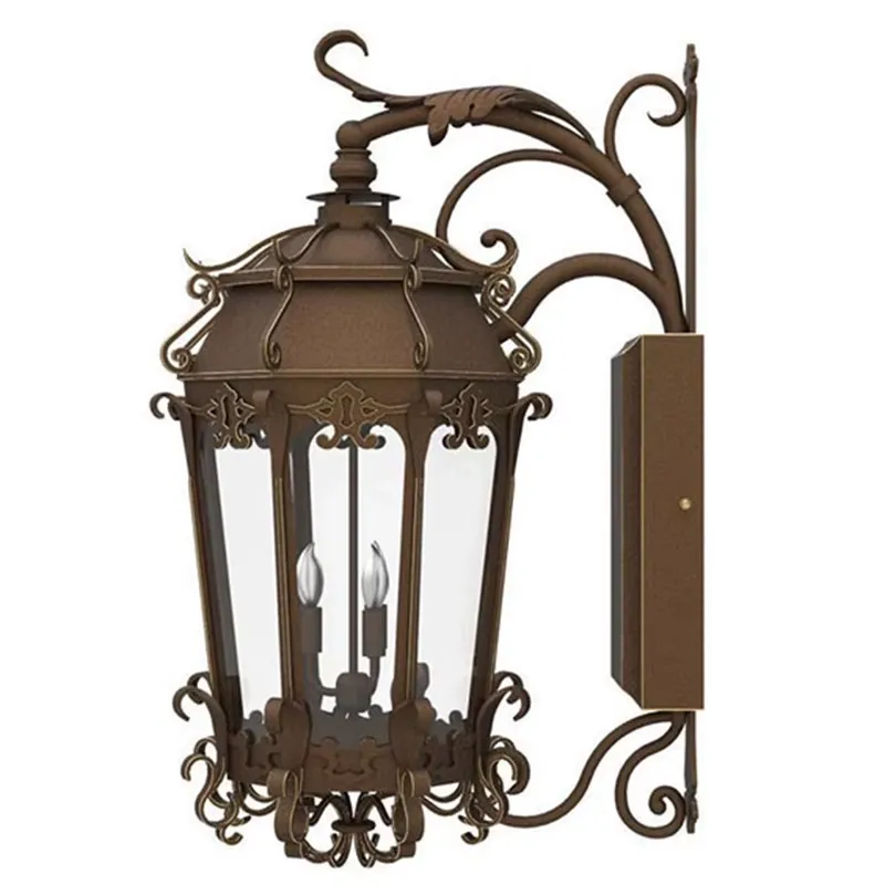 Outdoor Lighting Brass - Luminárias de Parede Externas LED de