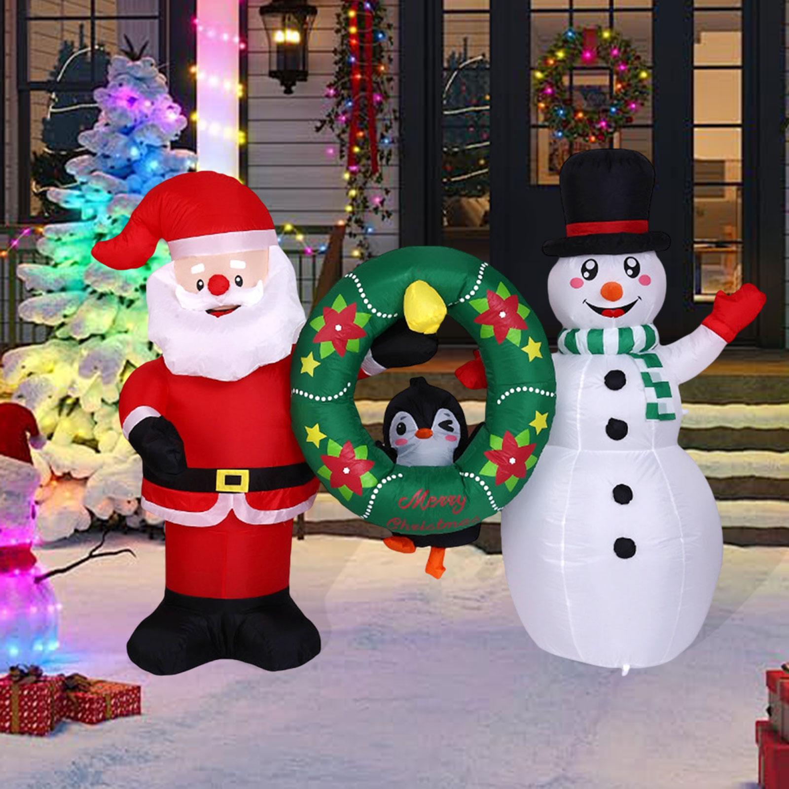 Xmas Outdoor Lighting Decorations - Decoração inflável de natal, ao ar