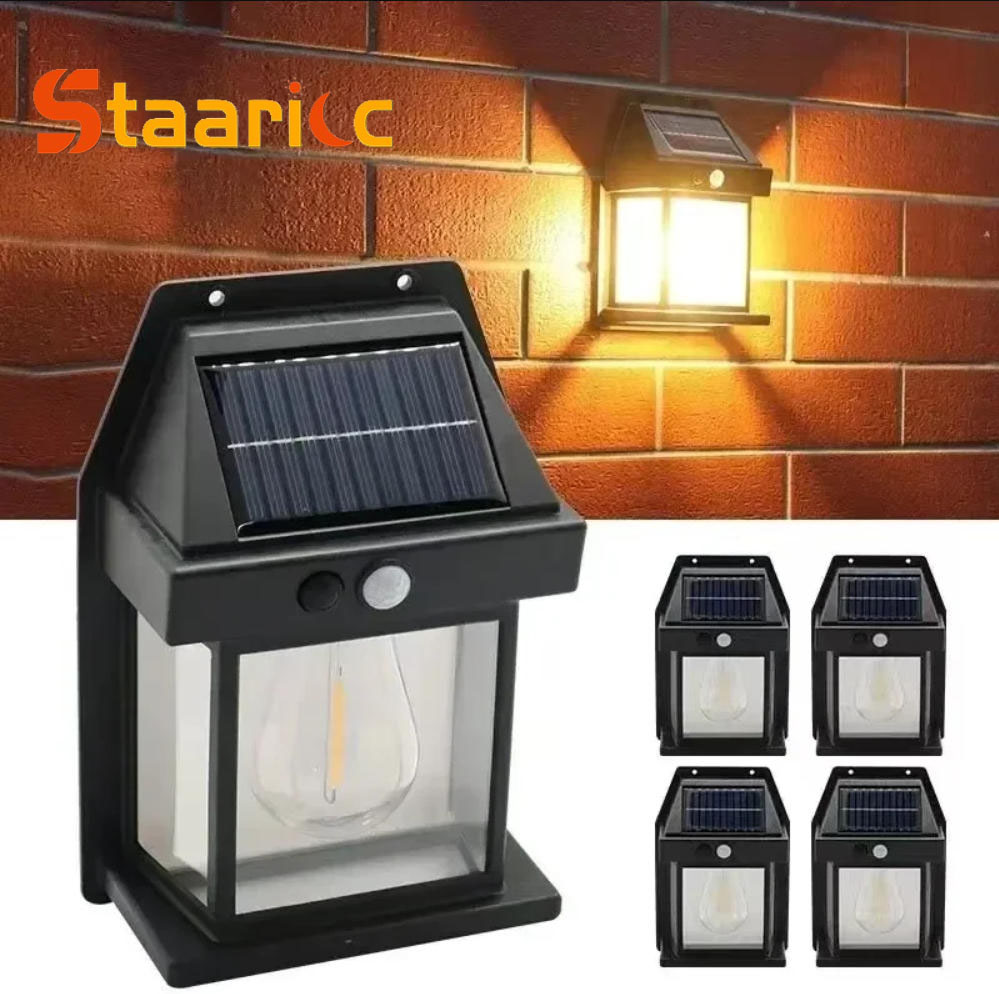 Outdoor Lighting For Backyard - Luz de Parede Solar Externa de