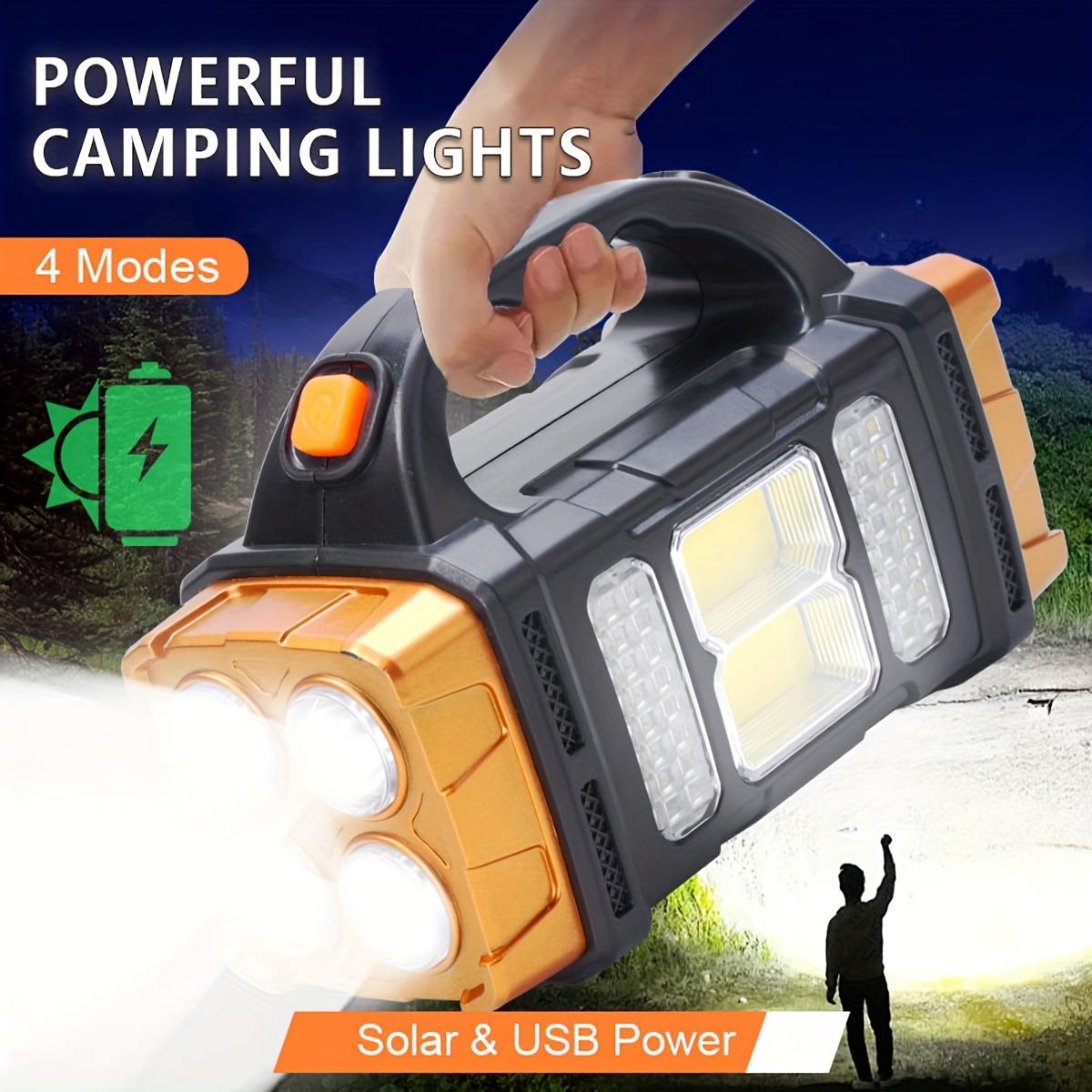 Outdoor Lighting For Backyard - Nova Lanterna LED Solar Recarregável de