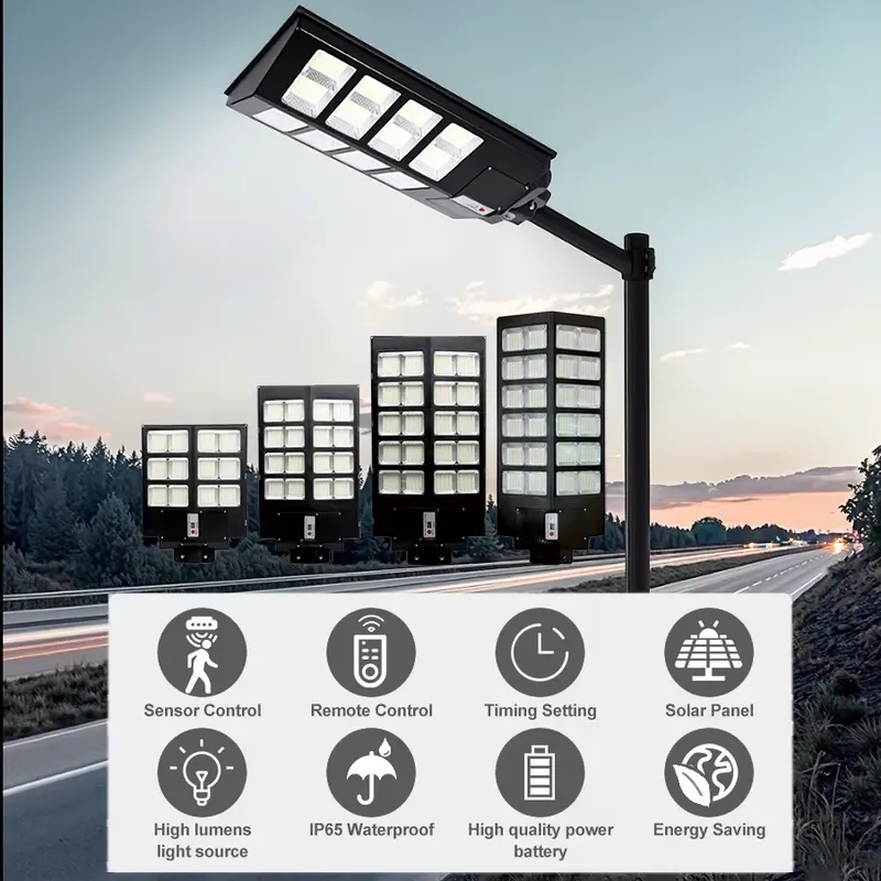 Motion Sensor Outdoor - Luminária de Rua LED Solar 9W