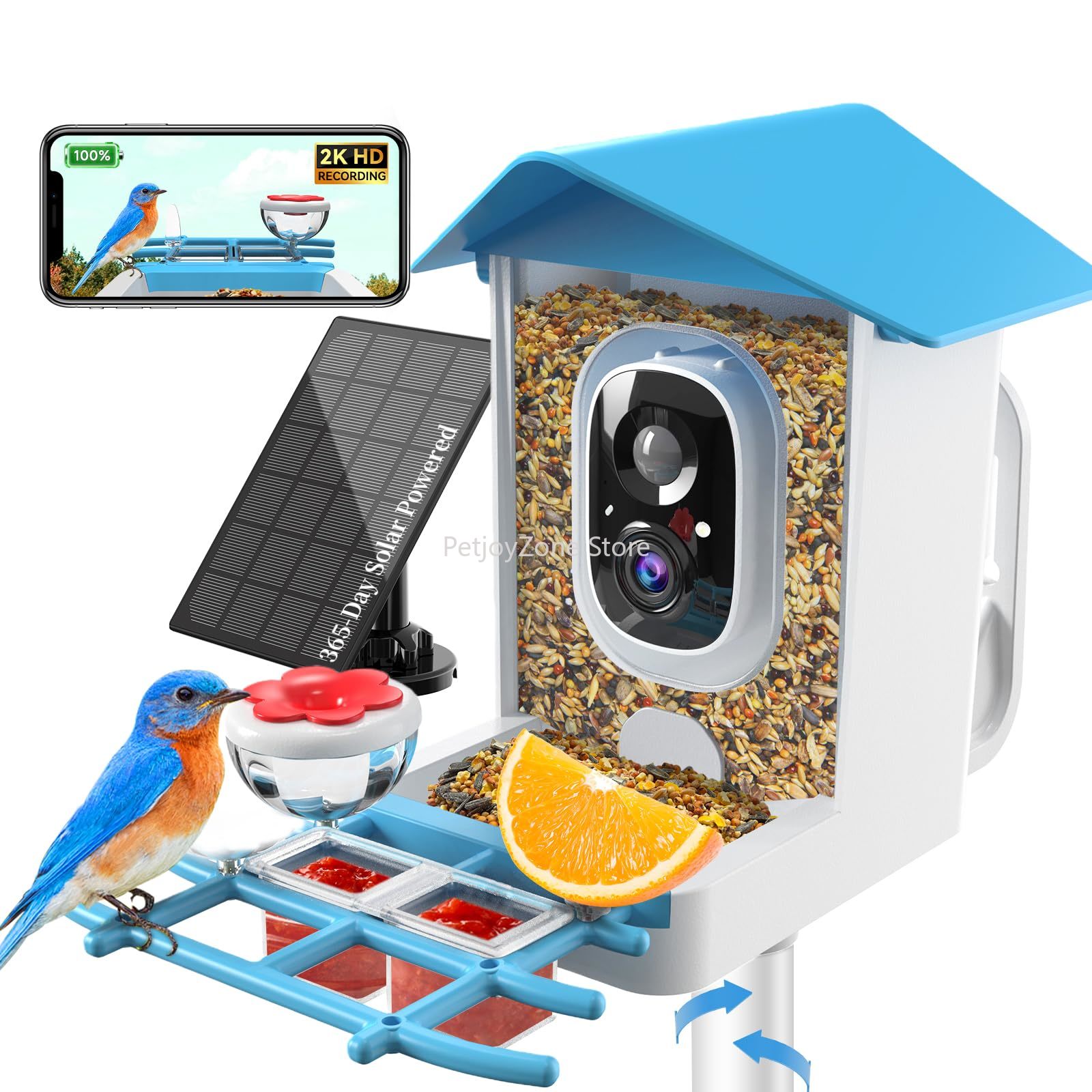 Motion Sensor Outdoor - Câmera Inteligente para Alimentador de Pássaros
