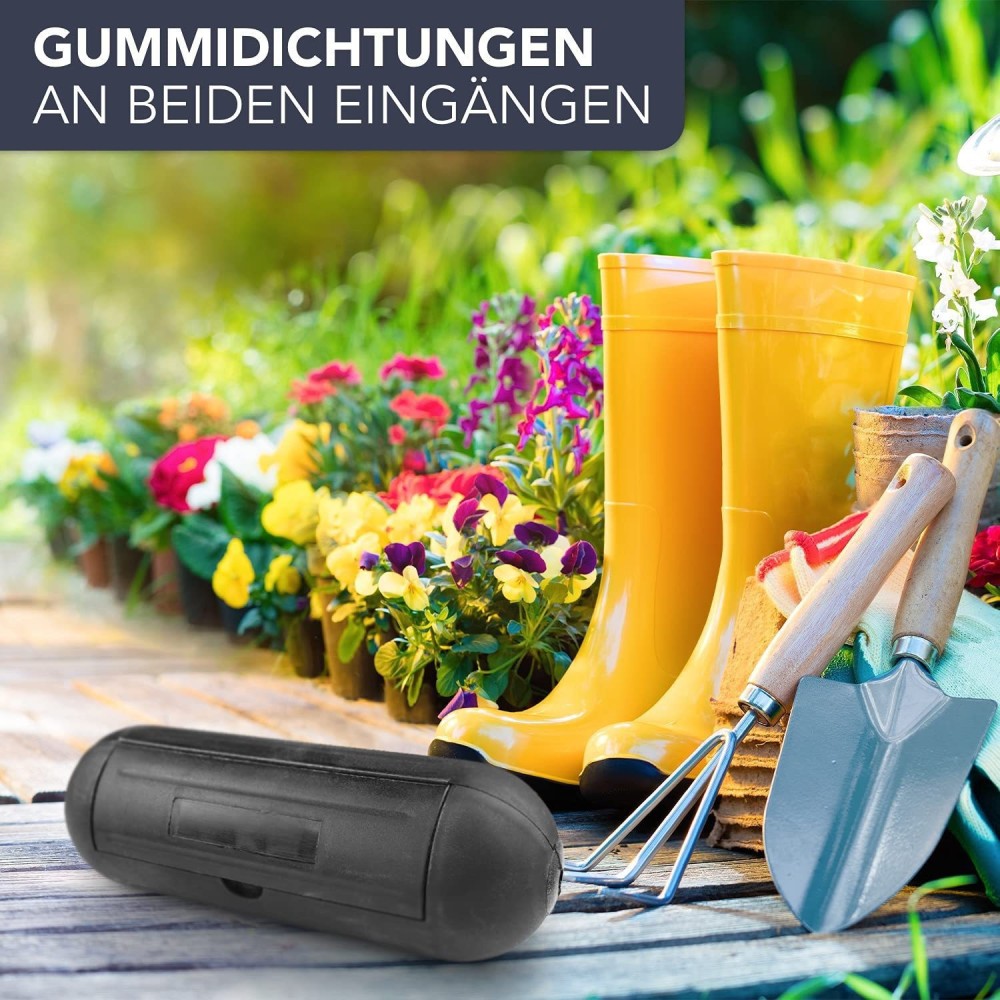 Outdoor Lighting Extension Cord - Caixa de Proteção Impermeável para Cabos