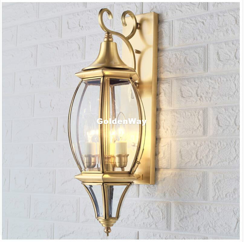 Lâmpada de parede de latão ant - Outdoor Lighting Brass avaliação e preço