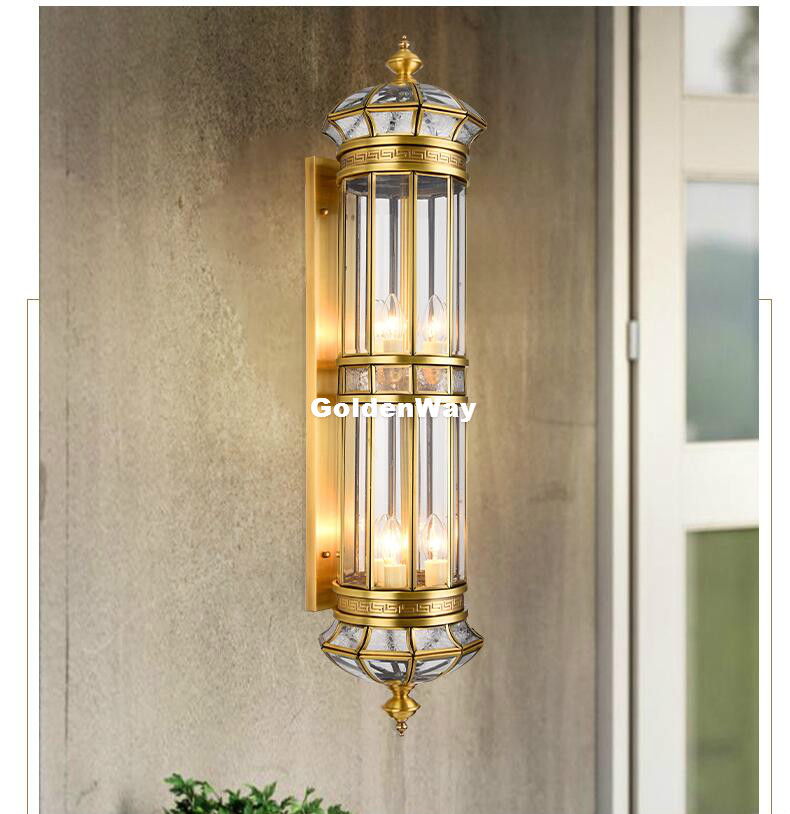 Lâmpada de parede de latão ant - Outdoor Lighting Brass avaliação e preço