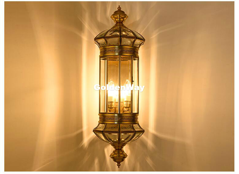 Lâmpada de parede de latão ant - Outdoor Lighting Brass avaliação e preço