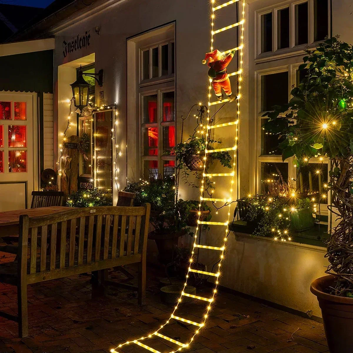 LED Ladder Light para Decoraçã - Xmas Outdoor Lighting Decorations avaliação e preço