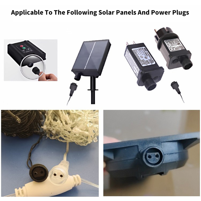 Conector LED de 2 Pinos com Fi - Outdoor Lighting Extension Cord avaliação e preço