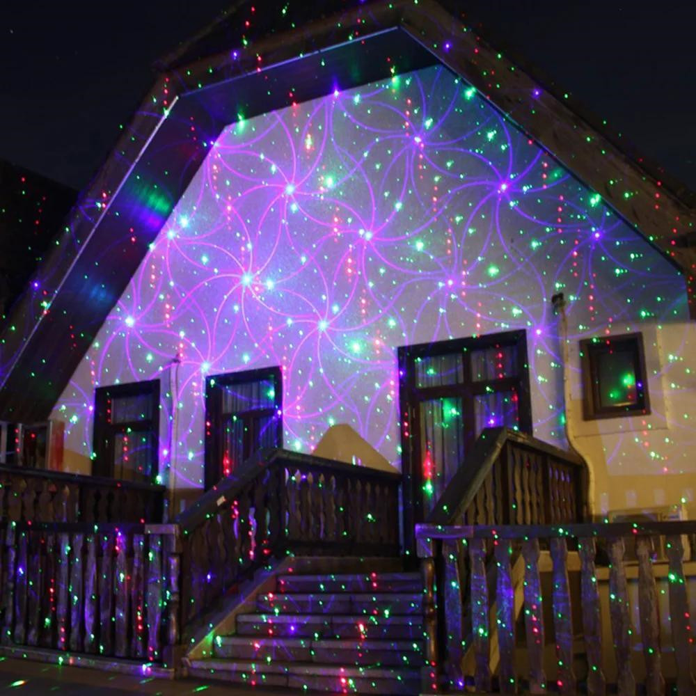 Natal luz laser ao ar livre pr - Xmas Outdoor Lighting Decorations avaliação e preço