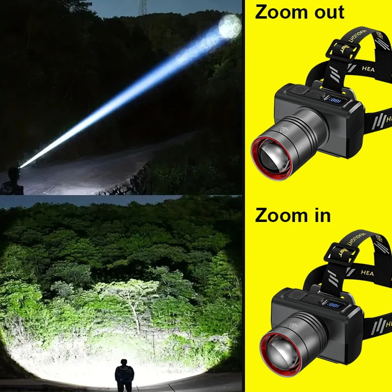 Lanterna de Cabeça Digital LED - Motion Sensor Outdoor avaliação e preço