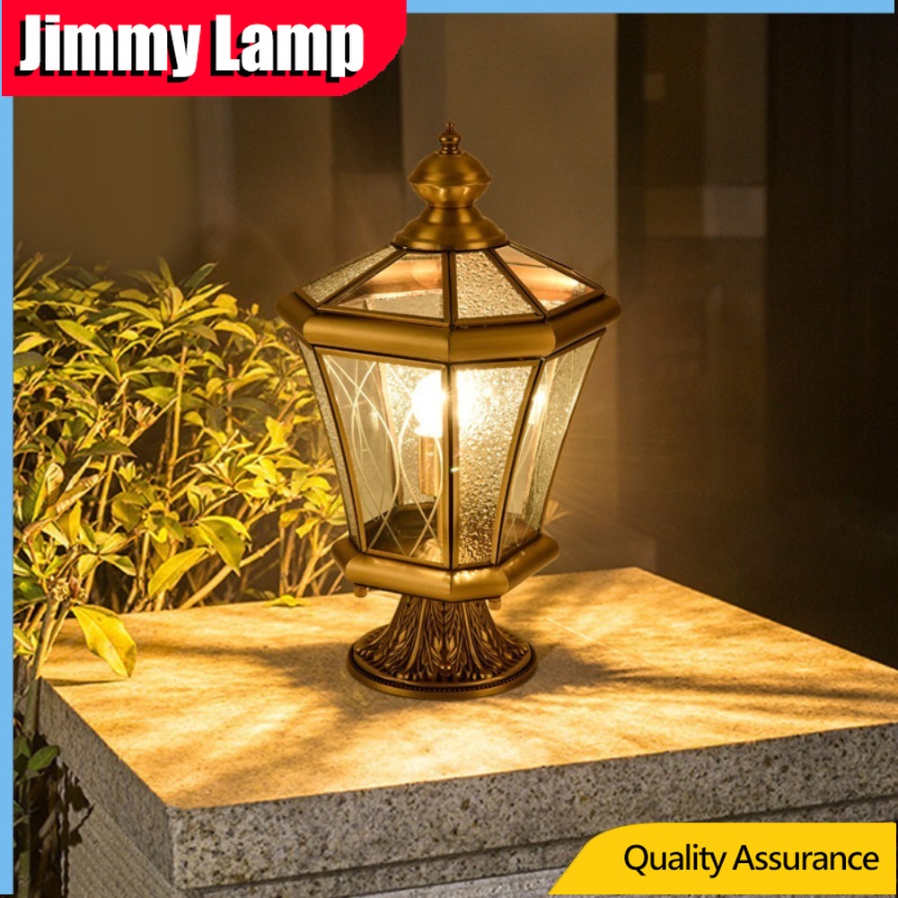 Estilo europeu ao ar livre à p - Outdoor Lighting Brass avaliação e preço