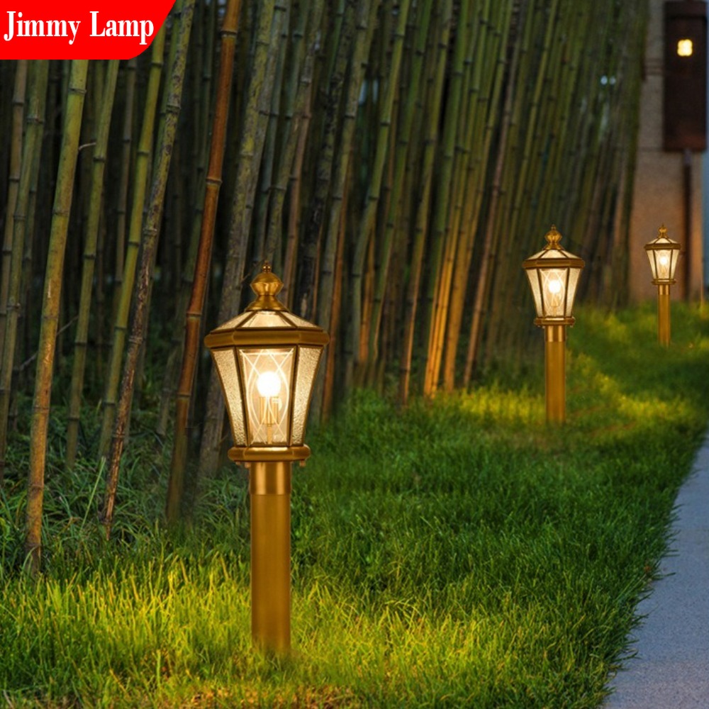 Estilo europeu ao ar livre à p - Outdoor Lighting Brass avaliação e preço