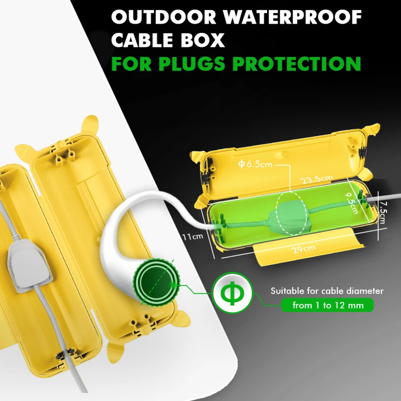 Caixa de Proteção IP44 para Ex - Outdoor Lighting Extension Cord avaliação e preço