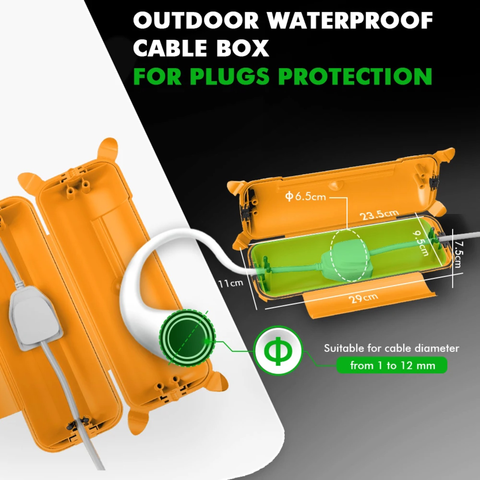 Caixa de Proteção IP44 para Ex - Outdoor Lighting Extension Cord avaliação e preço