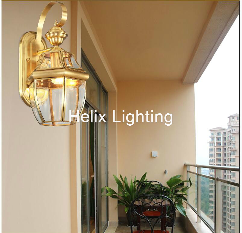 Luminária de parede de bronze, - Outdoor Lighting Brass avaliação e preço