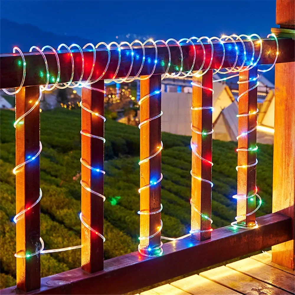 Corda solar ao ar livre luz le - Xmas Outdoor Lighting Decorations avaliação e preço
