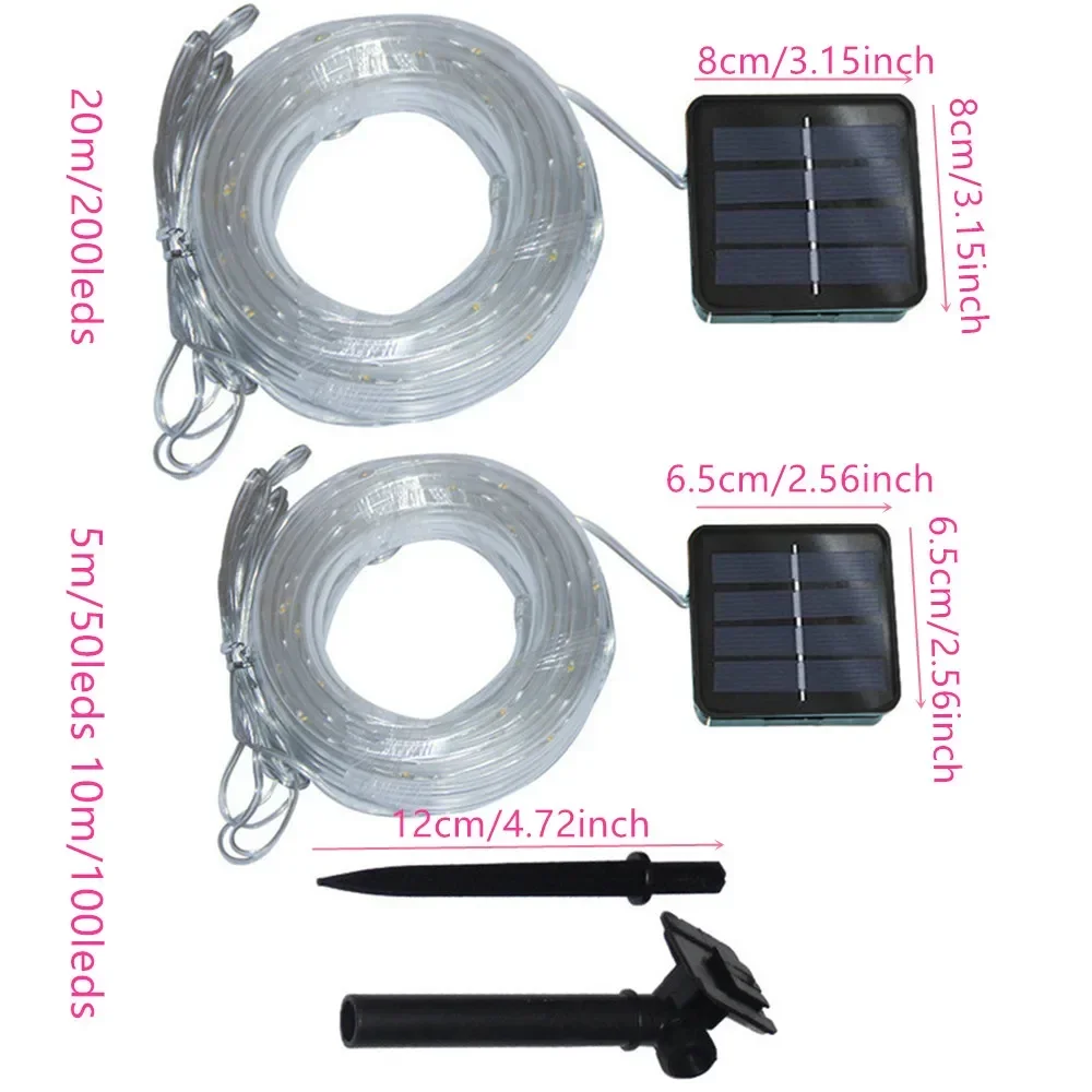 Corda solar ao ar livre luz le - Xmas Outdoor Lighting Decorations avaliação e preço