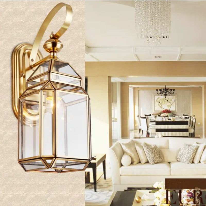 Moderna lâmpada de parede bron - Outdoor Lighting Brass avaliação e preço