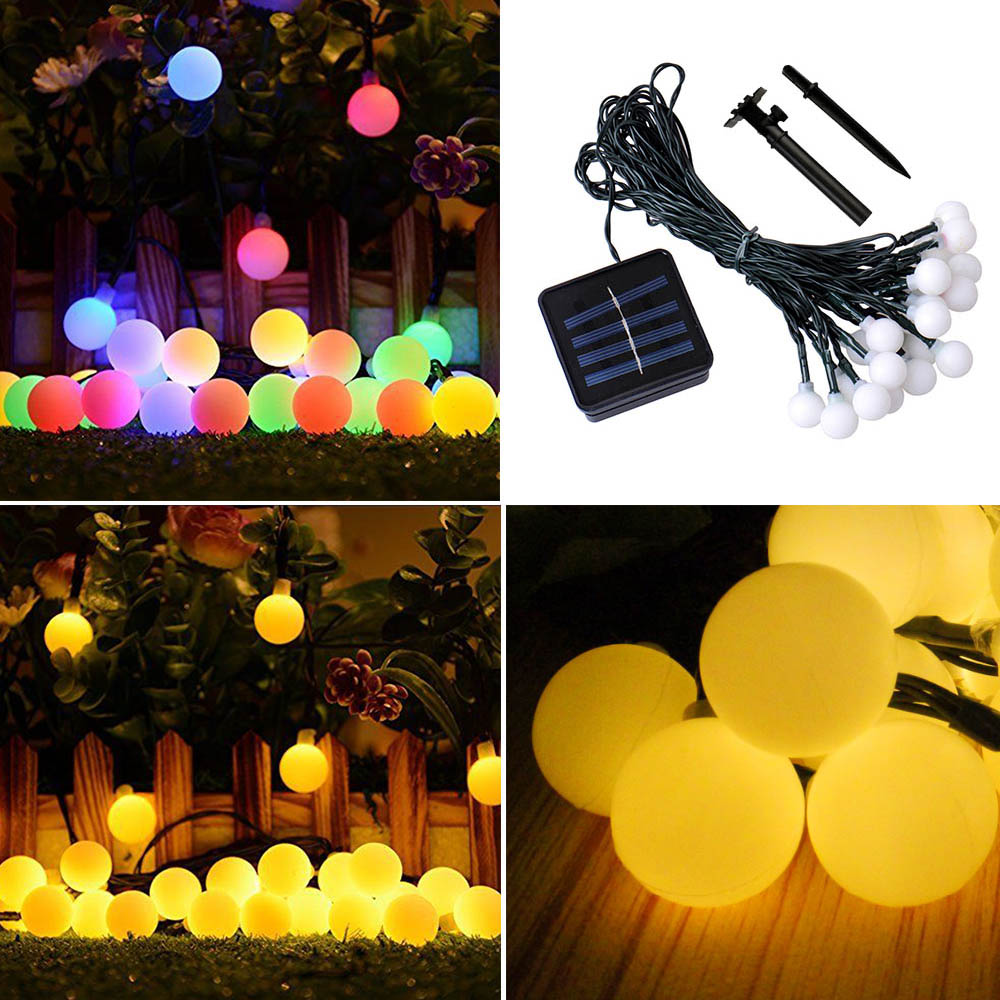 Multicolor LED Solar Light Ser - Xmas Outdoor Lighting Decorations avaliação e preço