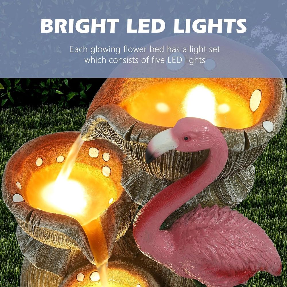Fonte de Água de 5 Níveis para - Outdoor Lighting For Backyard avaliação e preço