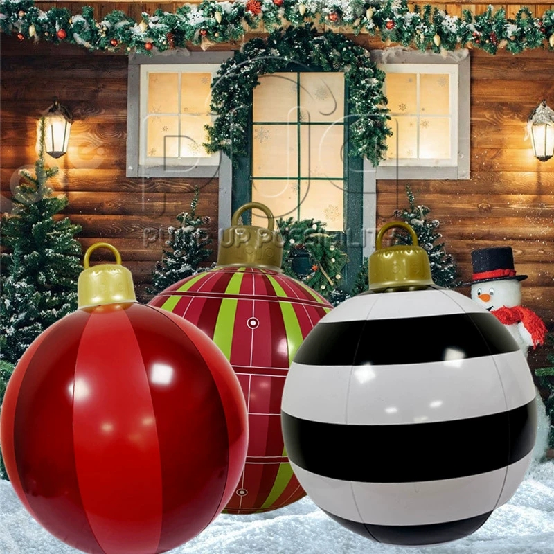 Bola Inflável Decorada de Nata - Xmas Outdoor Lighting Decorations avaliação e preço