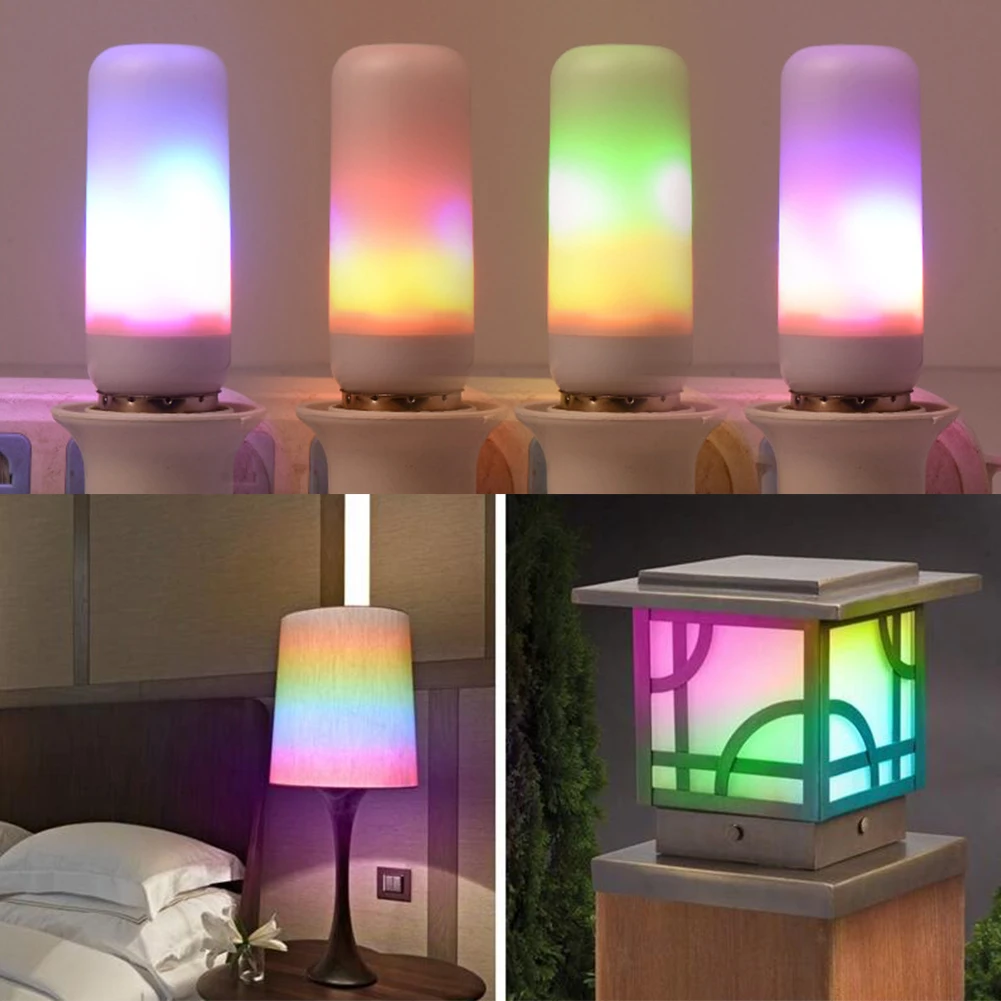 Led cintilação chama lâmpada s - Xmas Outdoor Lighting Decorations avaliação e preço
