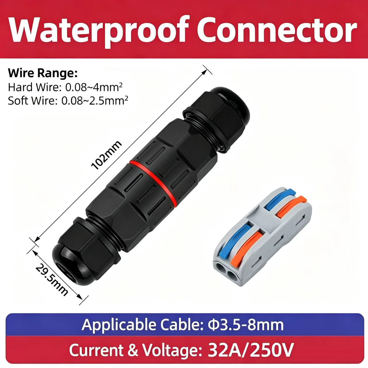Conectores de Fio de Conexão R - Outdoor Lighting Extension Cord avaliação e preço