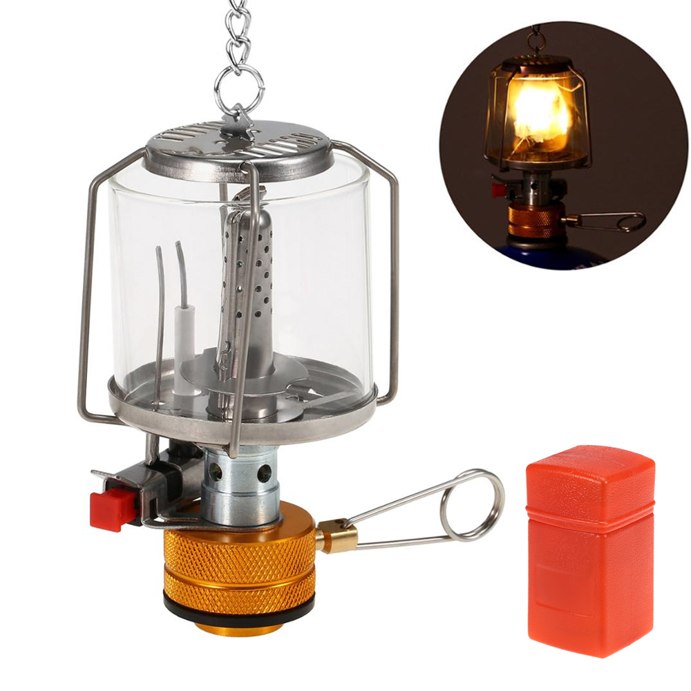 1 Set Gas Lamp Outdoor Camping - Outdoor Lighting Brass avaliação e preço