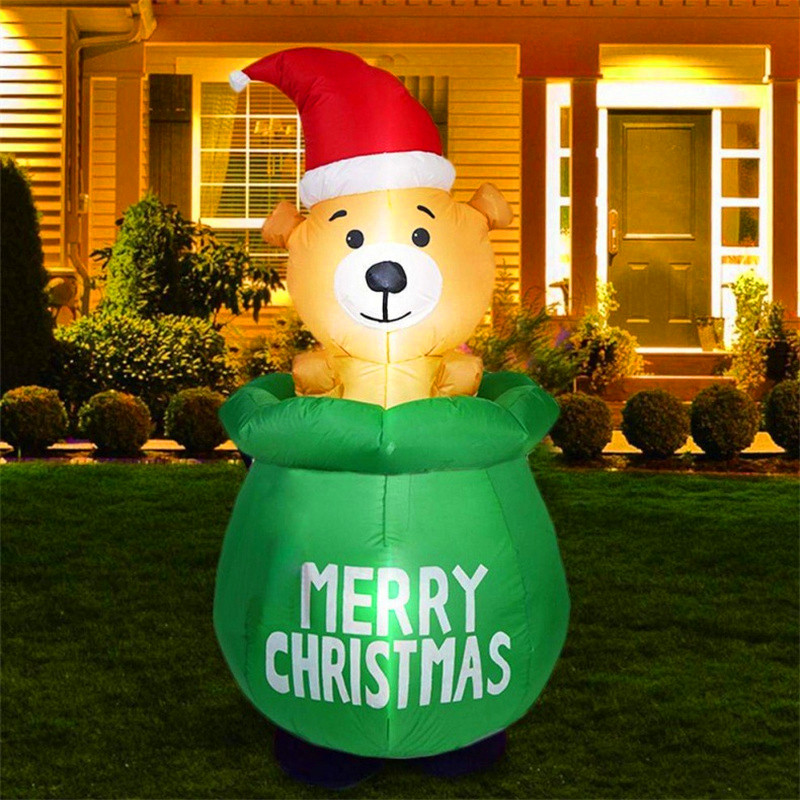 Saco inflável da decoração do  - Xmas Outdoor Lighting Decorations avaliação e preço